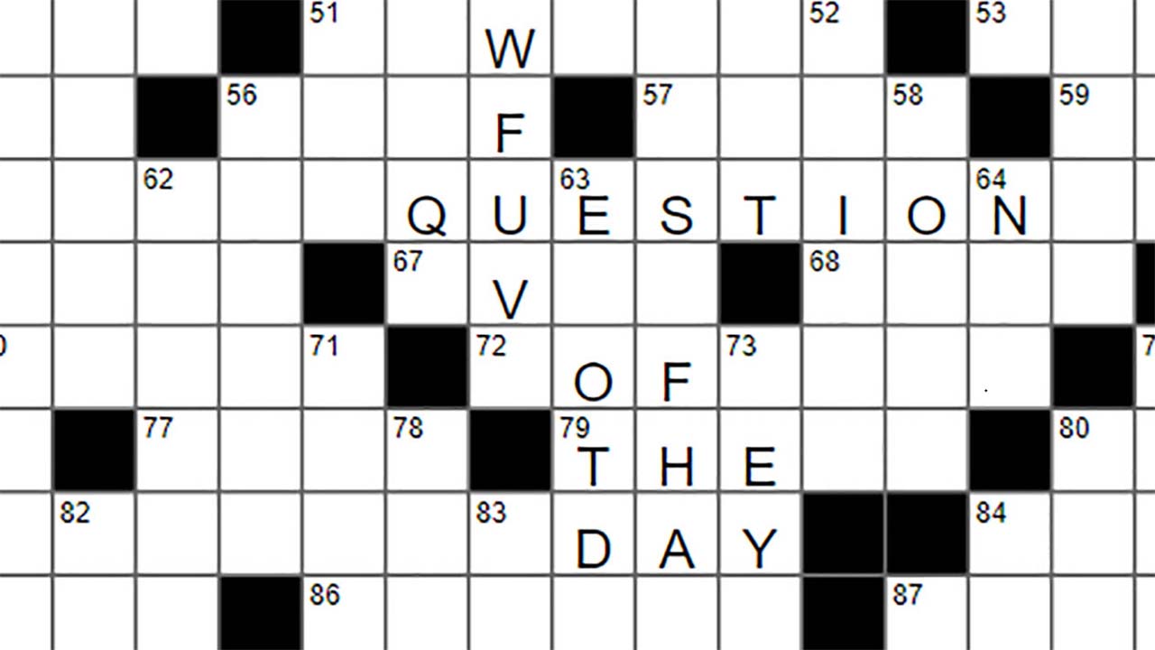 Crossword Puzzles WFUV